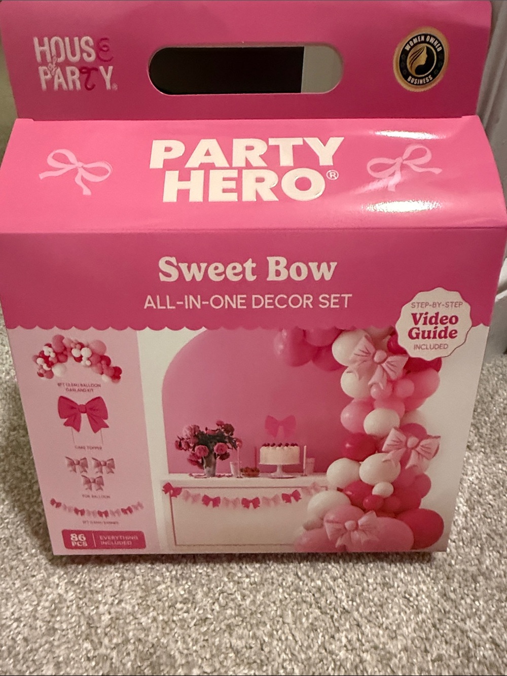 New Sweet Bow All-In-One Decor Set